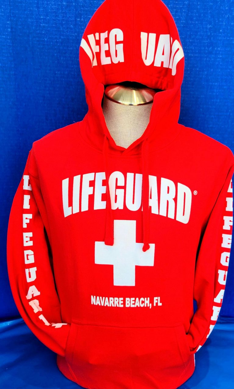 Navarre Beach Lifeguard Hoodie Island Style Florida