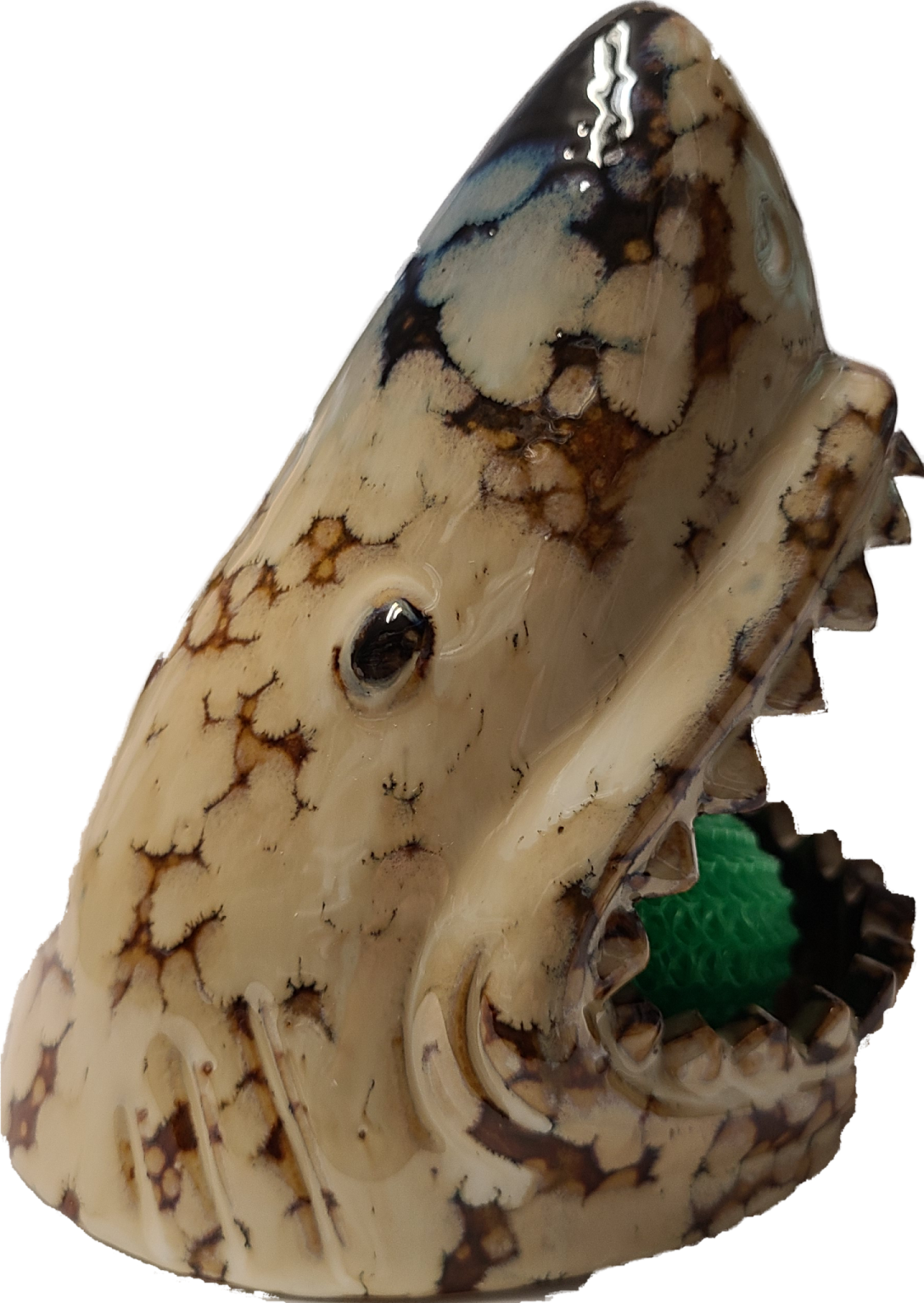 Shark Head Scrub Pad Holder Island Style Florida