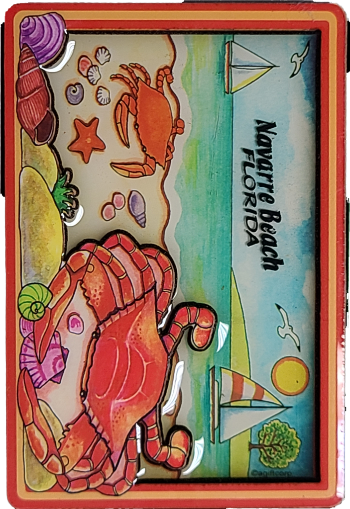 Crab Relief Island Style Florida