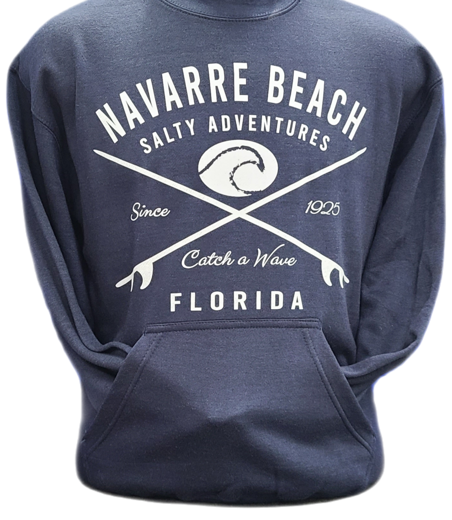 Crew Neck Sweater with Pocket - Island Style Florida