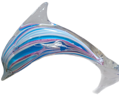 Glass Multi-layered Dolphin