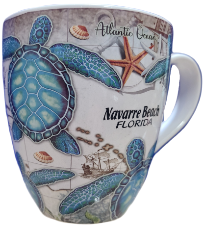 Turtle Map Full Wrap Mug