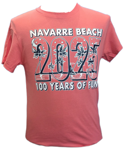 Navarre Beach - 100 Year Anniversary Tee - Image 3
