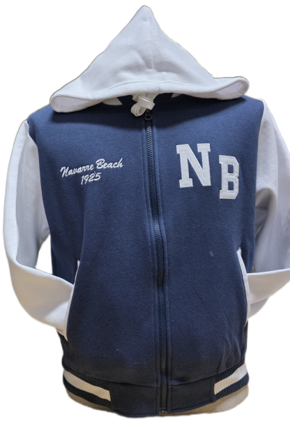 Navarre Beach Hooded Varsity Jacket - Image 2