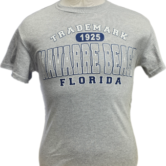 Navarre Beach Souvenir T-Shirt - Sport Grey - Trademark Varsity