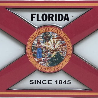 Florida Flag Relief Magnet