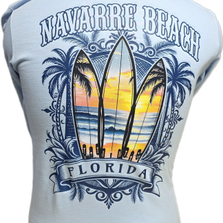 Coastal Color Long Sleeve T-Shirt - Sky Blue