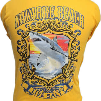 Coastal Color Long Sleeve T-Shirt - Gold
