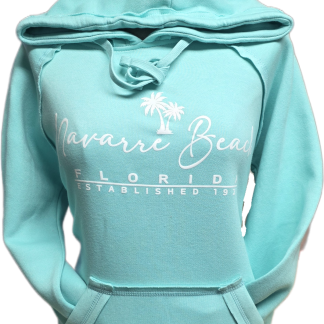 Ladies Hooded Pullover with Kangaroo Pocket - Heather Oyster
