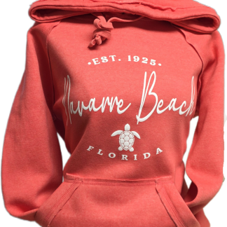 Ladies Hooded Pullover with Kangaroo Pocket - Heather Radiant Red