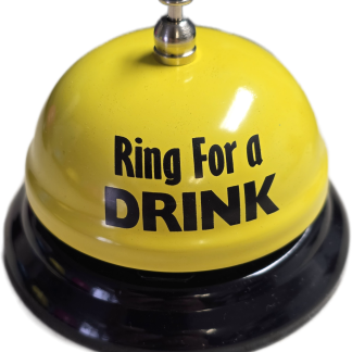 Desk Bell Ring For A Drink - Yellow