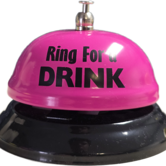 Desk Bell Ring For A Drink - Magenta