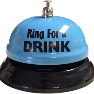 Desk Bell Ring For A Drink - Blue