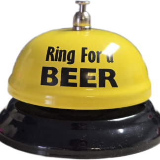 Desk Bell Ring For A Beer - Yellow