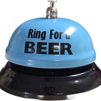 Desk Bell Ring For A Beer - Blue